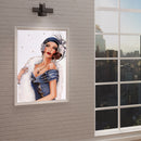 5D Diamond Embroidery Fashion Lady Mosaic Round Diamond Painting for Wall Gif