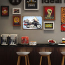Motorcycle Plate Metal Tin Sign Retro Shabby Plaque for Bar Pub Club Cafe