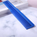 Hairdressing Carbon Anti-static Comb Wide Tooth Hair Clipper Comb (Blue) Newly