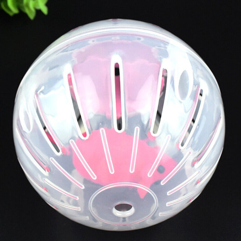 Rodent Mice Running Ball Hamster Exercise Small Pet Funny Toys (Pink 10cm) Newly
