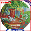 DIY Cotton Cross Stitch Kit Embroidery Artwork Hanging Digital Needlework Decor