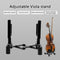 #A Adjustable Violin Holder Wood Stand Portable Folding Acoustic Guitar Violin R