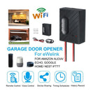 WiFi Smart Garage Door Opener Controller Remote for Amazon Alexa (Black)