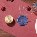 Alphabet Letters Wax Sealing Stamp Head Round Copper Stamps Craft Decor (Q)
