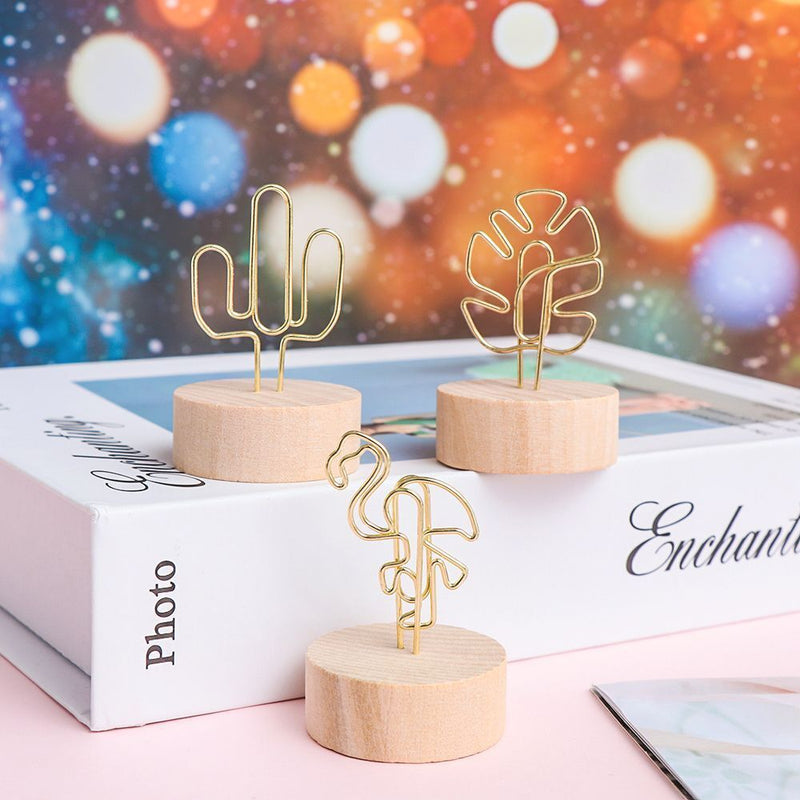 Decoration Paper Clamp Photos Clips Clamps Stand Picture Frame Place Card