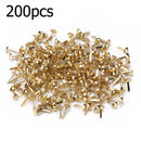 200pcs Mixed Round Scrapbooking Fastener Brad Mini Handcraft Embellishment Nail