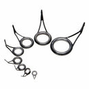 Oval Fishing Rod Guide Eye Ceramic Ring Tackle Box Accessories Tip Repair Kit