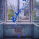 Butterfly Bell Wind Chimes Creative Home Yard Garden Hanging Decor(Blue) Newly