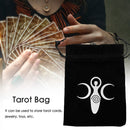 #A Velvet Tarots Cards Storage Bag Rune Board Game Card Drawstring Bags for Home