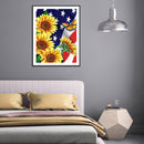 5D Diamond Painting Kit Colorful Flowers Full Round Drill DIY Art Crafts Mosa