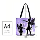 Jumpcar Angel Printed Shoulder Bag Shopping Bag Casual Large Dead Handbags
