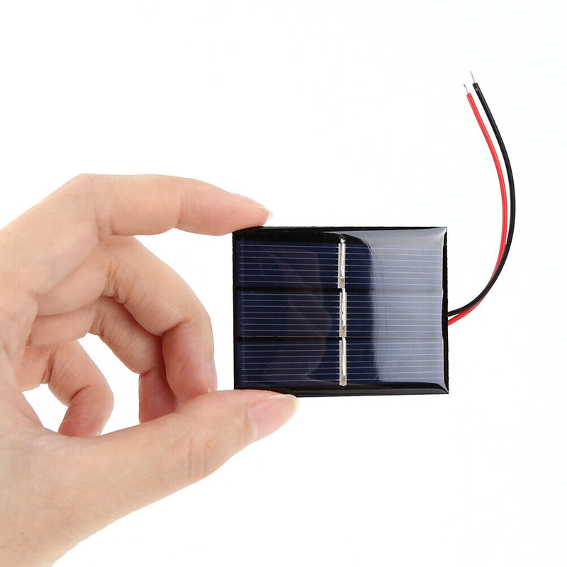 0.4W 1.5V Polysilicon Solar Epoxy Panel Module Light Cell Battery Charger T