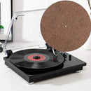 Cork Rubber Turntable Platter Mat Anti-Static Slipmat for Vinyl Record Players