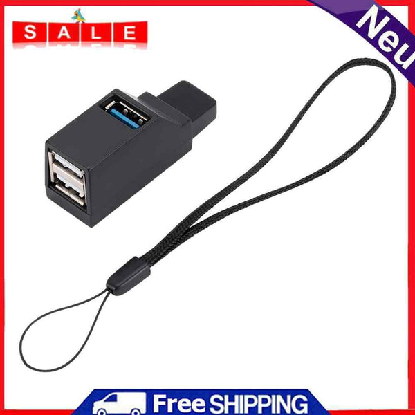 Mini USB 3.0 Hub Adapter 3 Port for Computer PC Mobile Phone Laptop Accessories