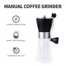 Manual Coffee Grinder Adjustable Knob Setting Coffee Bean Mill Stainless Steel