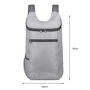 20L Lightweight Backpack Outdoor Folding Camping Sports Daypack (Grey) Newly