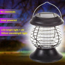 Solar Powered LED Mosquito Fly Bug Insect Zapper Killer Lamp Light Outdoor D3B1