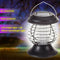 Solar Powered LED Mosquito Fly Bug Insect Zapper Killer Lamp Light Outdoor D3B1