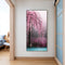 Peach Blossom Oil Paint By Numbers Kit DIY Acrylic Painting on Canvas Frame