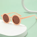 Summer Kids Girl Boy Sunglasses Children Round Sun Glasses UV400 (Pink) Newly