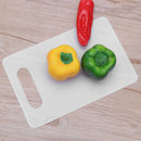 Plastic Non Slip Anti Bacterium Cutting Board Food Chopping Block(White)