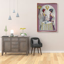 5D DIY Part Special Shaped Drill Diamond Painting Lady Kit Drawing (Y090) Newly