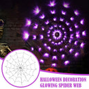 Halloween Props Spider Web Outdoor Party Light Up Cobweb Lighting Decor New_