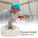 Cotton Polishing Mop Buffing Cloth Wheel Grinding Abrasive Tools (T 50mm) Newly