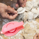 Dumpling Skin Wrapper Making Mold Dough Pastry Press Kitchen Gadget (Pink) Newly