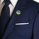 3PCS Ukraine Standing Strong Lapel Pin support Ukraine 2022
