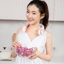 3000mAh LED Digital Air Cooling Hanging Neck Bladeless Sports Fans (Pink)