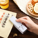Mini Heat Bag Vacuum Heat Sealer for Plastic Bag Storage Food Snack (Grey)
