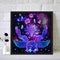 Diamond Painting 5D Full Round Drill Mosaic DIY Purple Hands Flowers Kit Artwork