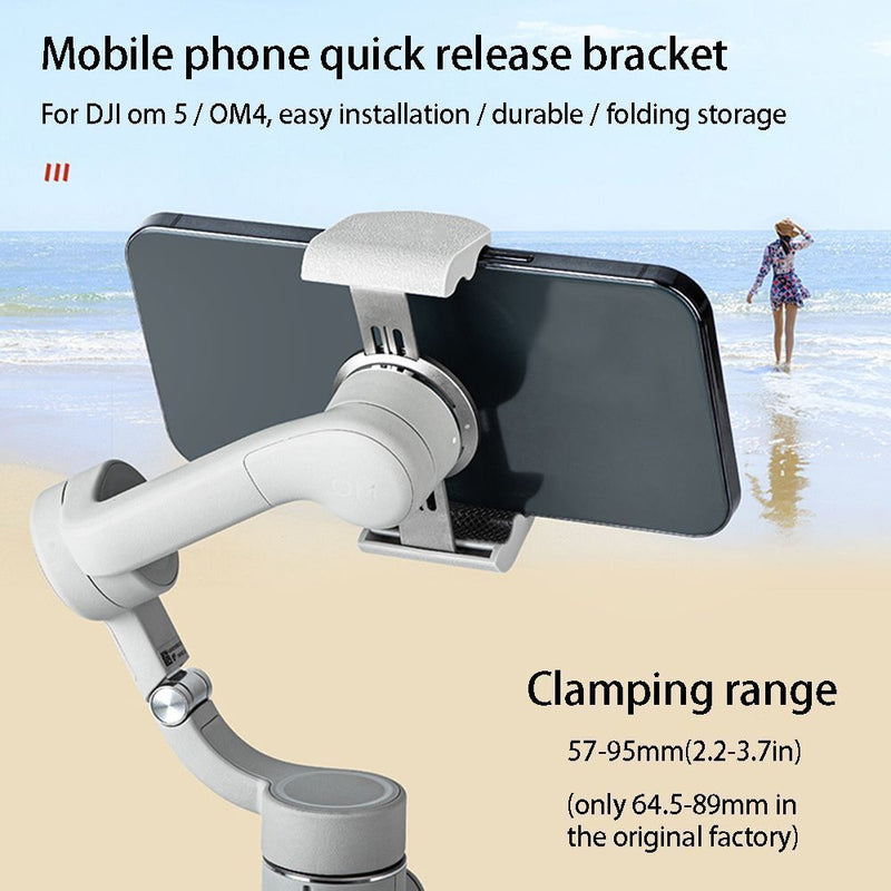 Magnetic Convenient Phone Holder PTZ For DJI OM 5/4/SE Extension Buckle Bracket