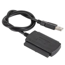 USB 2.0 to SATA PATA IDE Hard Drive Adapter Cable Kit with EU Power Adapter