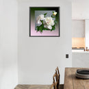 5D Diamond Painting Kit Flower out of Frame Full Round Drill Rhinestone DIY Wall