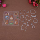 Metal Mouse Cutting Dies Stencil Scrapbooking Stamp Embossing Paper Cards