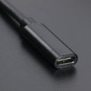 65W PD USB Type C Female Adapter Braided Cable for Microsoft Surface Pro 5