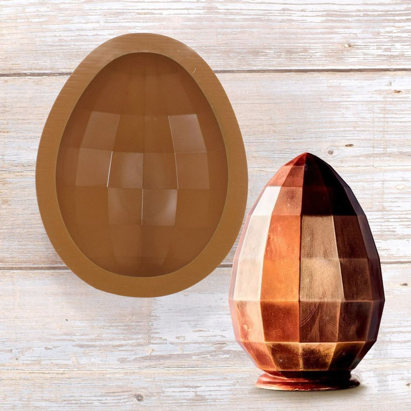 Diamond Half Egg Chocolate Molds Mousse Mould Easter Egg Silicone Mold