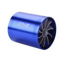 Car Modification Recording Turbine Gas Saver Supercharger Fit for Air Intake Sch