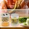 Korea Food Container Kimchi Jar Dry Wet Separation Sealed Pickled Cans Newly