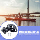 Stainless Steel Marine Boat Garboard Drain Plug Raft Kayak Screw Sealing Pl