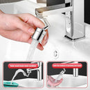 Nozzle Adapter 720° Rotatable Splash Filter Faucet Sprayer Head Tap Extender