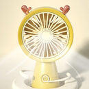 Mini Portable Fan USB Rechargeable Pocket Handheld Cooler for Outdoor Travel