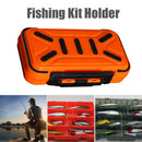 Fishing Waterproof Fishing Tackle Box Double-Side Hook Bait Case (Orange M)