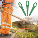 30pcs Grass Trimmer Plastic Blades Lawn Mower Garden Cutter Tool (Green)