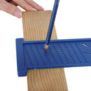 Woodworking Scribe Mark Line Gauge Cross-Out Carpenter Angle Ruler (Blue) Newly