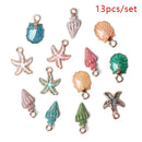 Jewelry Decoration Ocean Pendants Conch Charms Handmade Accessories Sea Shell