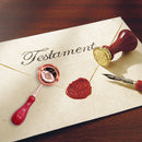 Retro Sealing Wax Spoon Wood Wax Seal Melting Spoons Invitation Stamps Craf