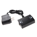 Coax Coaxial RCA to Optical TOSlink SPDIF Digital Audio Converter Adapter Newly